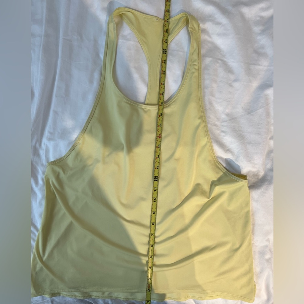 Yellow Fabletics Workout Tank - Picture 4 of 4